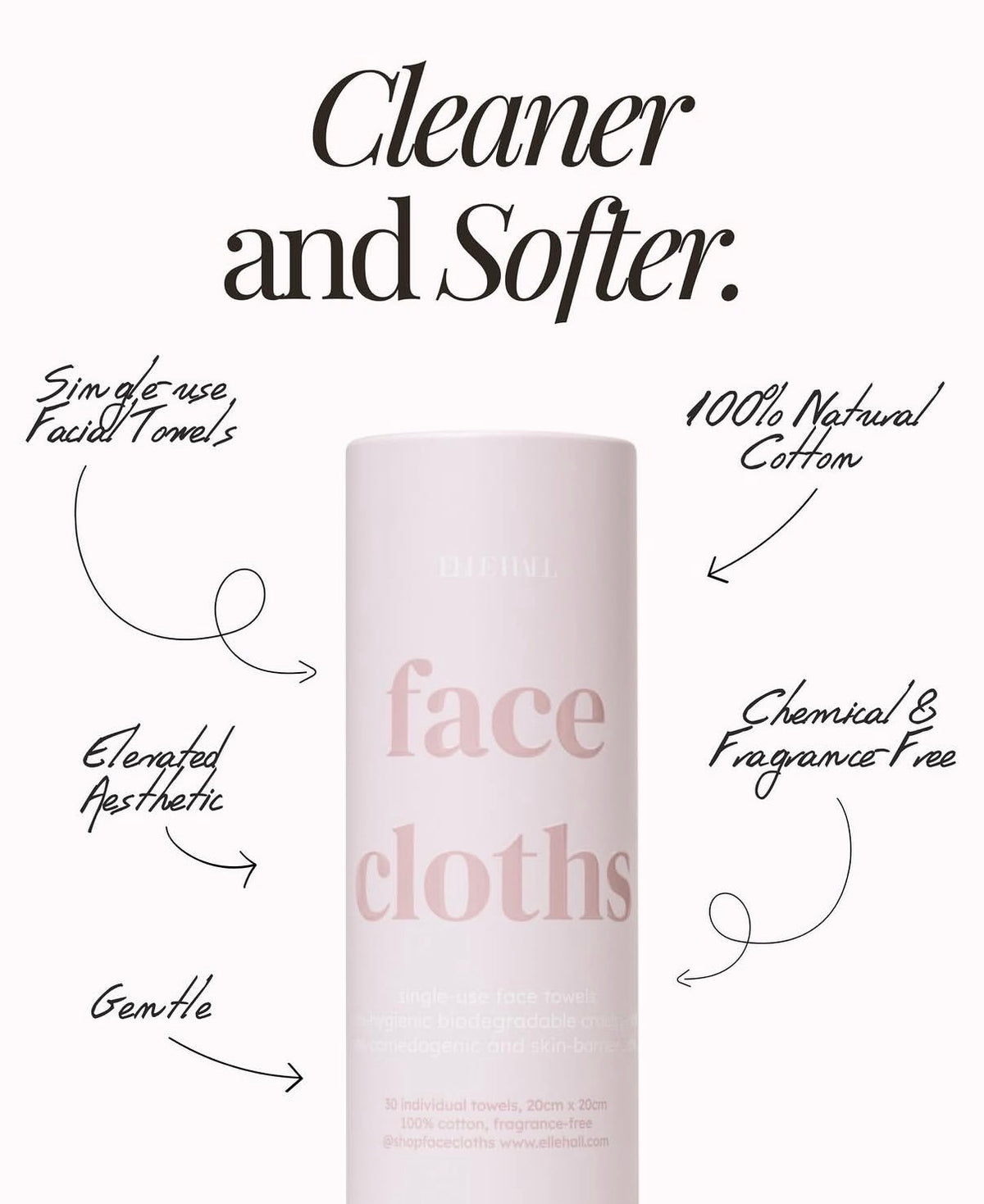 Elle Hall Face Cloths